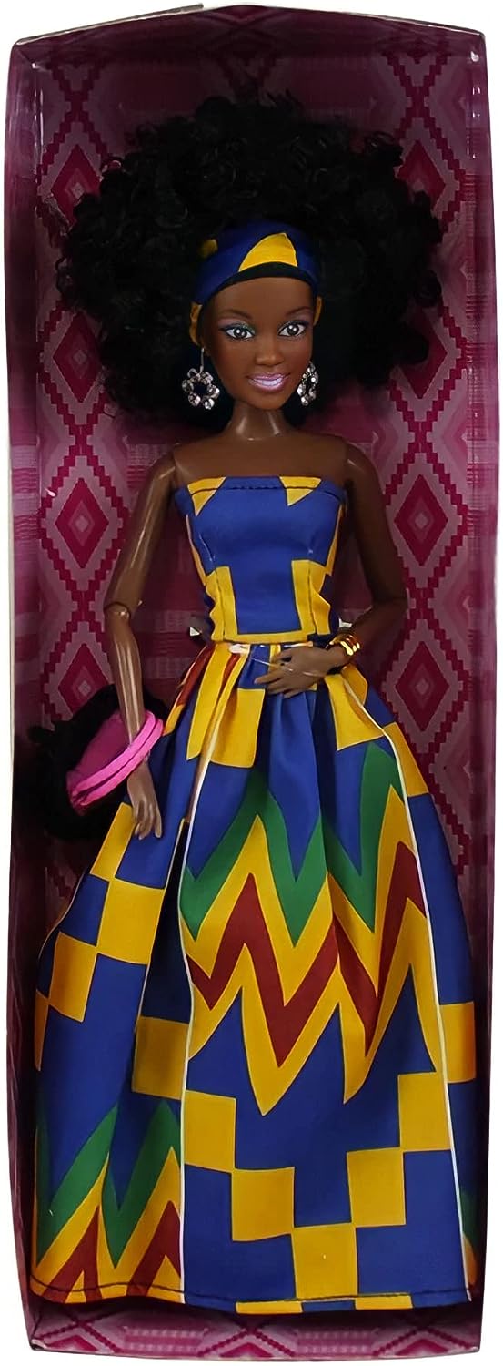 African American 12.5 Inch Vinyl Beautiful doll Boll.