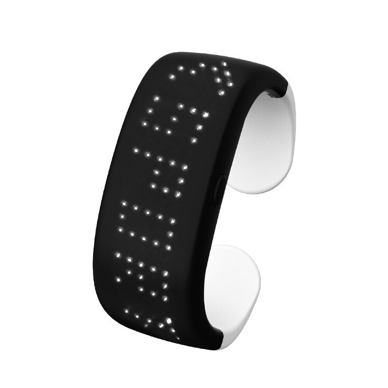 LED Light Up Bracelet Electronic Flash Wristband-Emitting Band Night Decor.