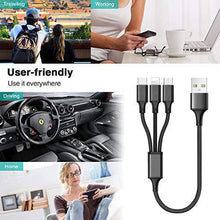 Load image into Gallery viewer, Universal 3 in 1 Multi Charging Cable For Smartphones &amp; Tablets - Kaabfab
