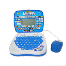 Load image into Gallery viewer, Portable Bilingual Early Educational Learning  Kids Laptop Toy with Mouse Computer Children Gift Developmental Toy - Kaabfab
