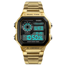 Load image into Gallery viewer, LED Digital Watch Waterproof Alarm Chronograph Sport Watches for Men - Kaabfab
