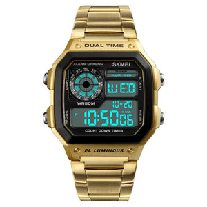 LED Digital Watch Waterproof Alarm Chronograph Sport Watches for Men - Kaabfab