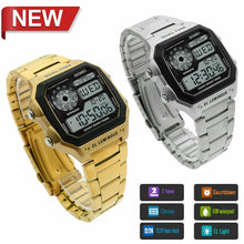 Load image into Gallery viewer, LED Digital Watch Waterproof Alarm Chronograph Sport Watches for Men - Kaabfab
